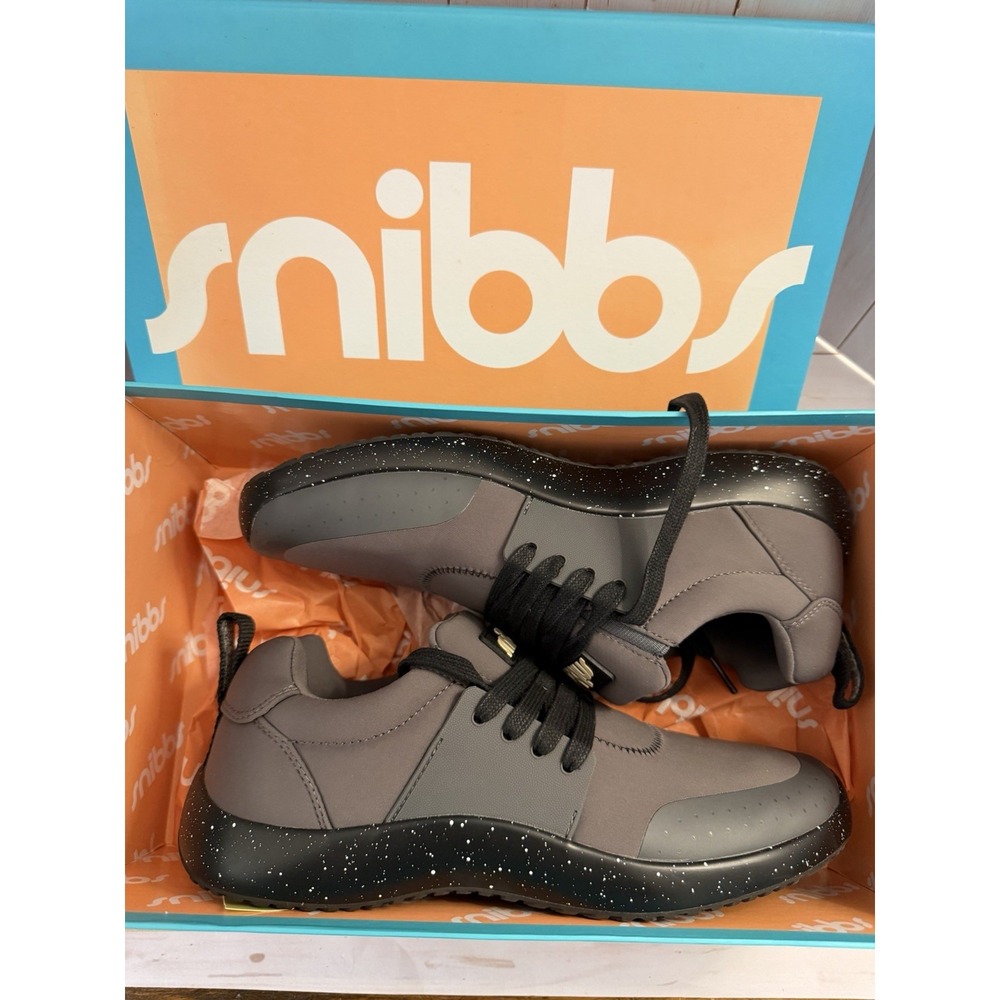 Snibbs Spacecloud Women's Size 10 New Slip Resistant Work Shoes Charcoal Gray